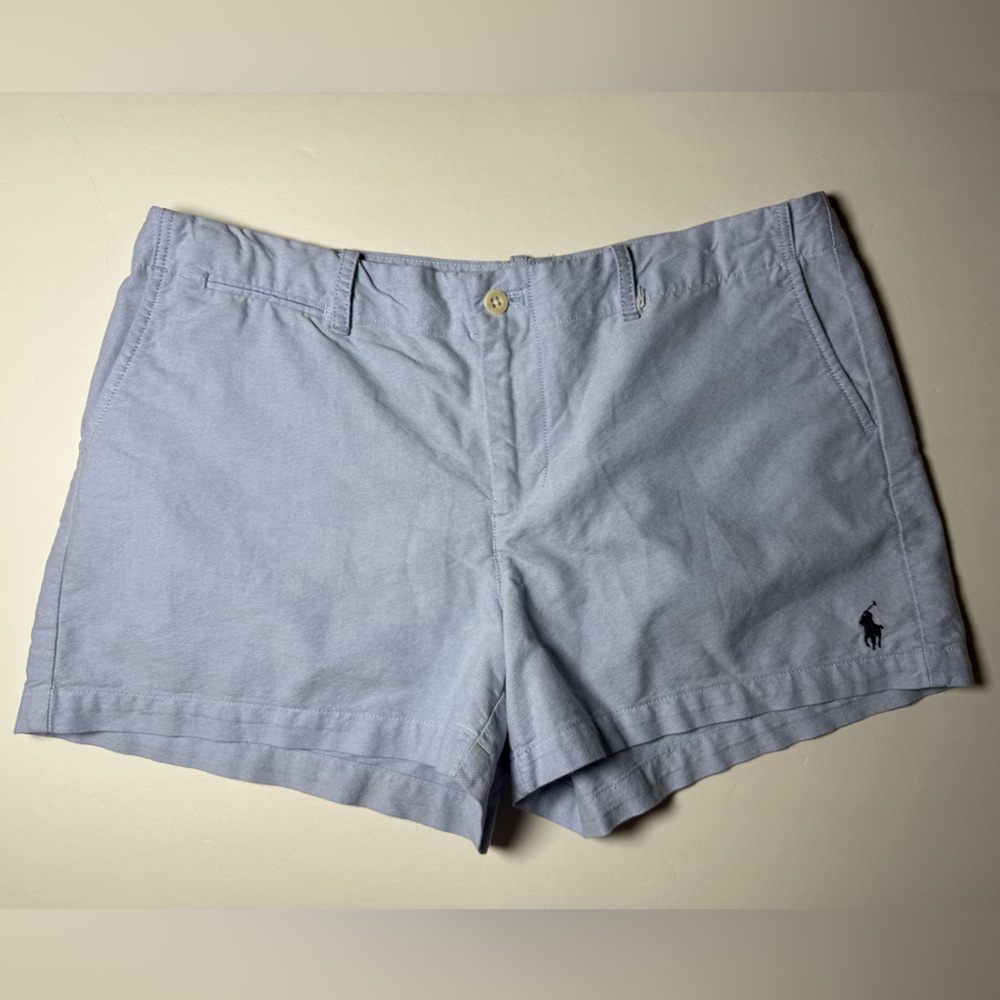Polo Ralph Lauren women’s size 10 light blue chino short shorts preppy